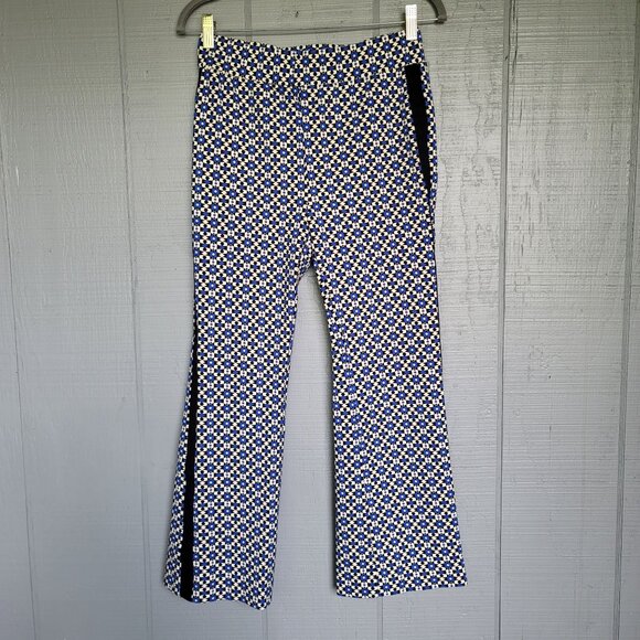 Anthropologie Maeve Printed High-Rise Pull-On Styling Bootcut Pants. Siz… - Picture 2 of 9